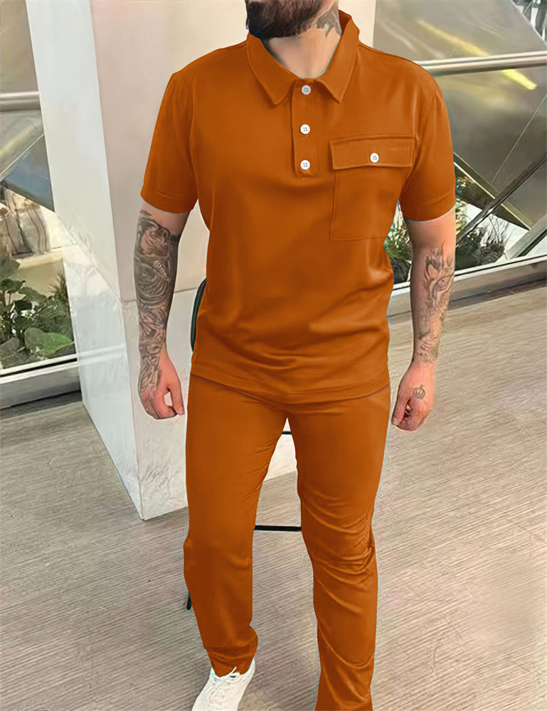 Stylish polo and pants set for men Lune London