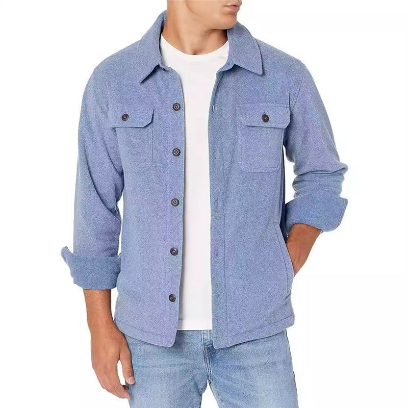 Fleece jacket for men with practical pockets Lune London