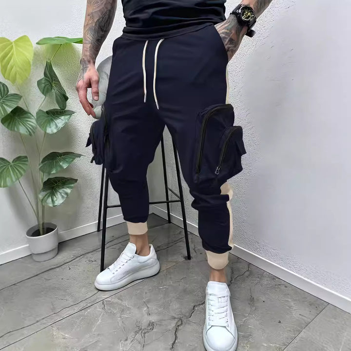 Men's cargo jogger pants with utility pockets Lune London