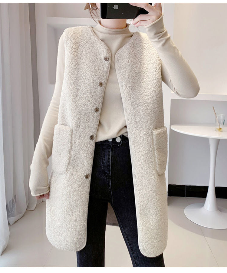 Women Long Fleece Jacket Lune London