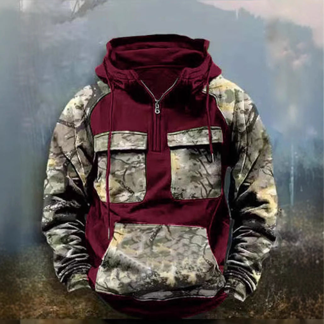 Men's Functional Camouflage Hoodie Lune London