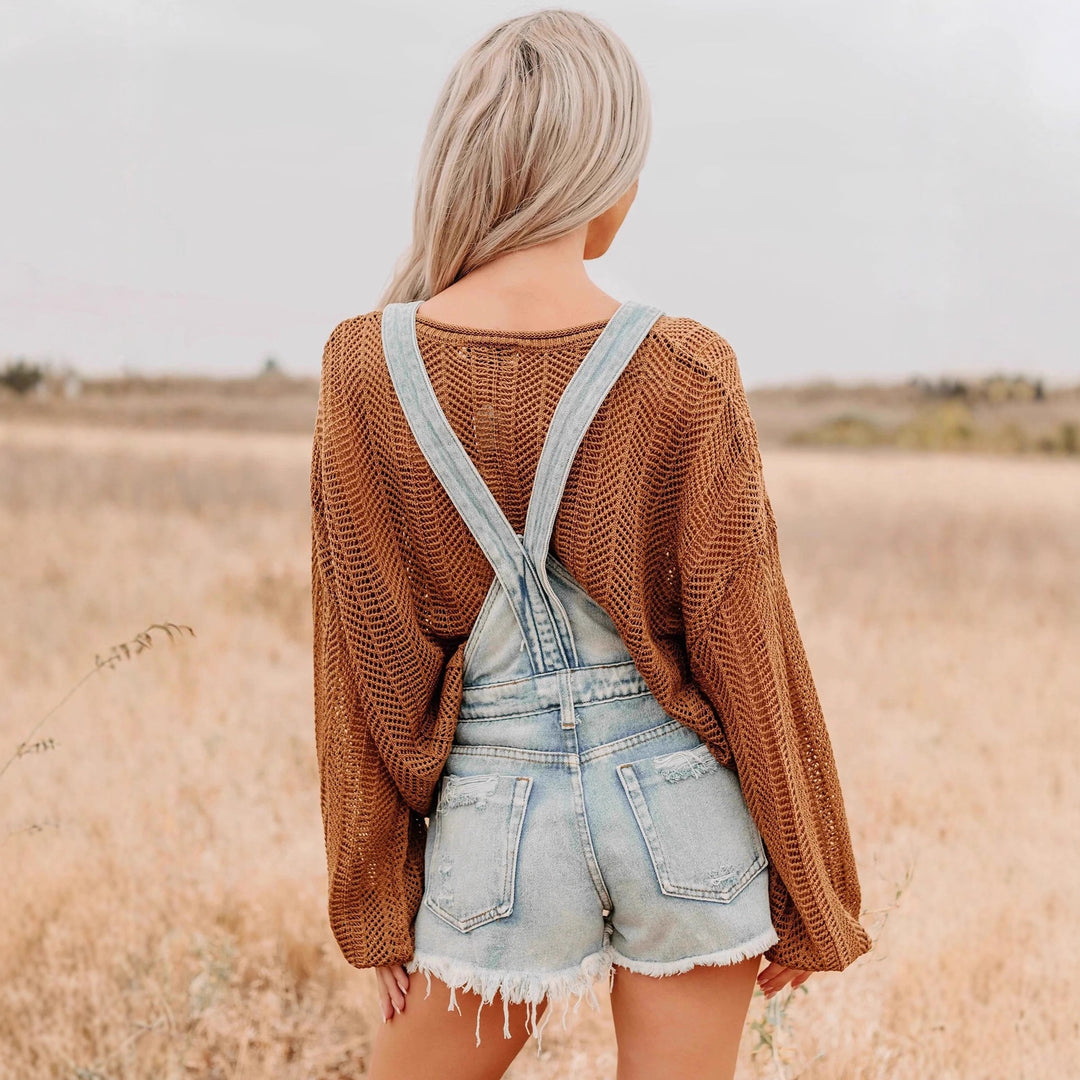 Women's Casual Sweater with Loose-Fitting Sleeves Lune London