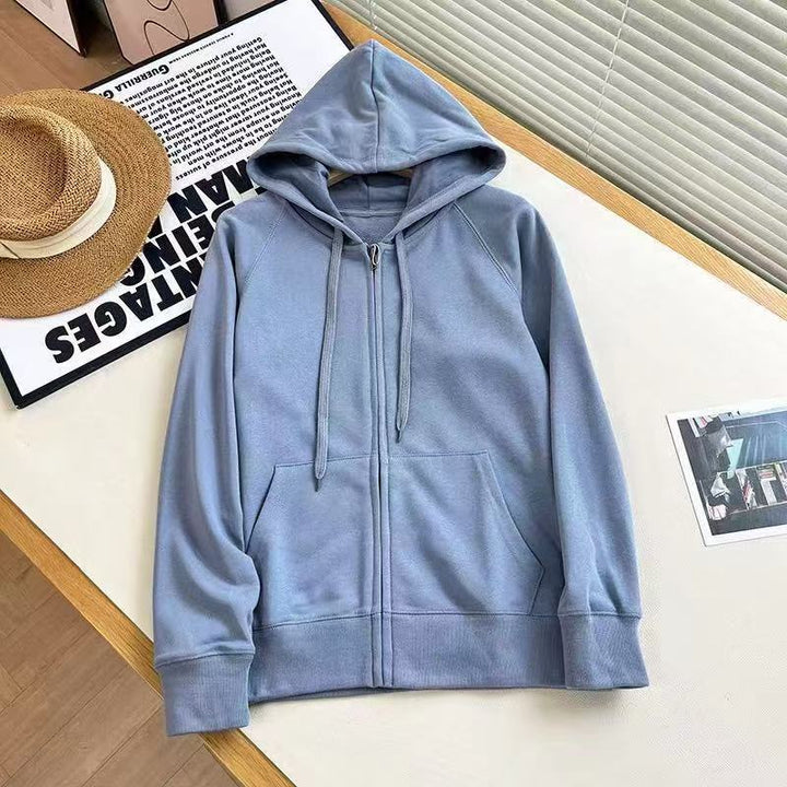 Veste à capuche structurée pour femmes avec zip intégral Chic & Stil