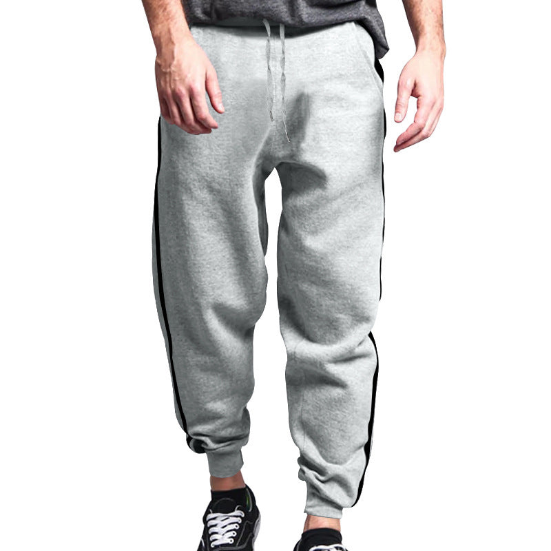 Chic and Stylish Men's Sport Jogging Pants with Side Stripe