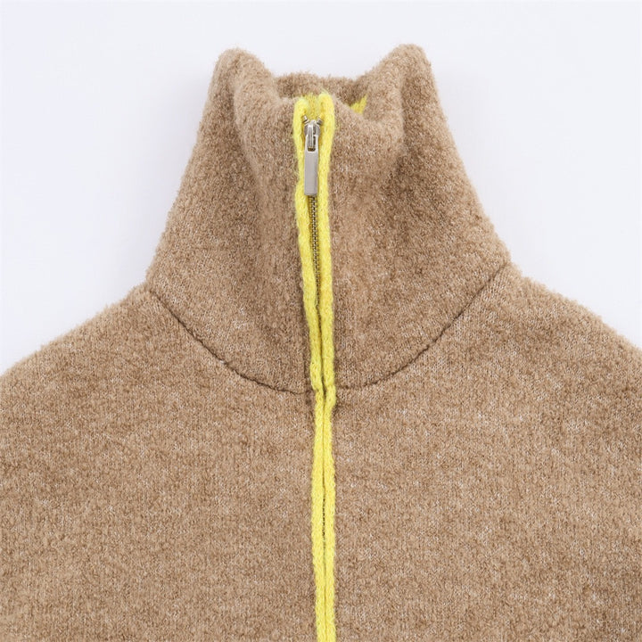 Veste en polaire confortable pour femmes avec fermeture éclair moderne et poches pratiques Chic & Stil
