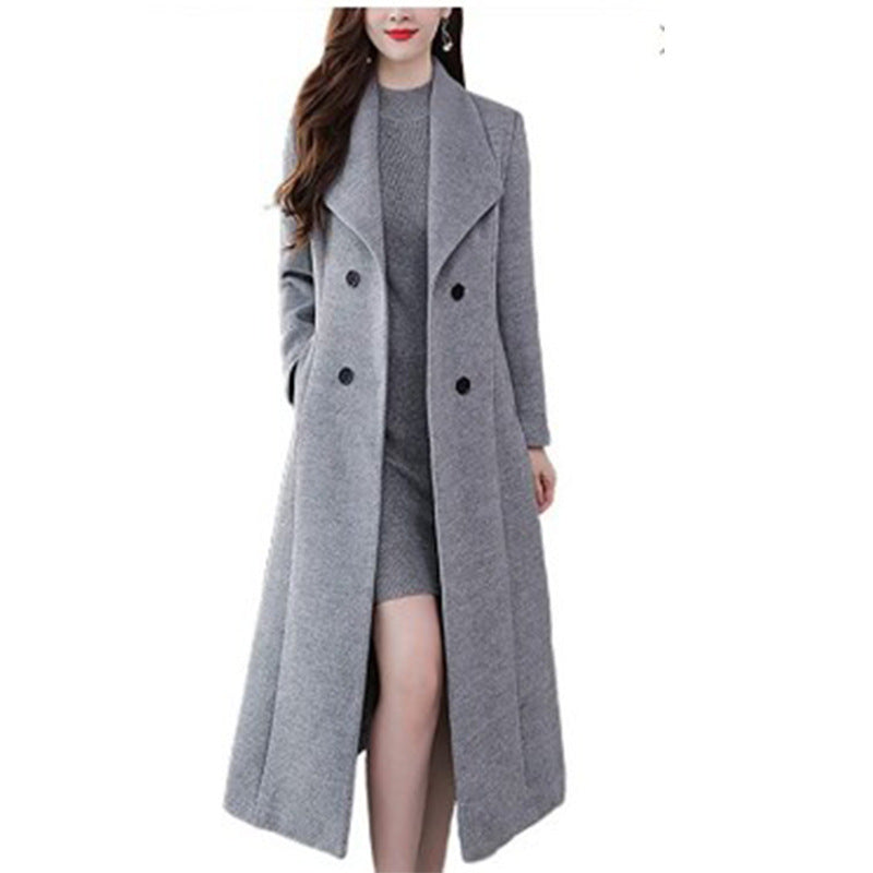 Ladies Long Wool Coat Lune London