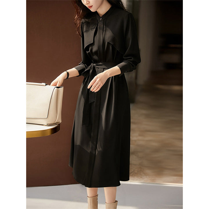 Midi dress for women with detachable cape Lune London