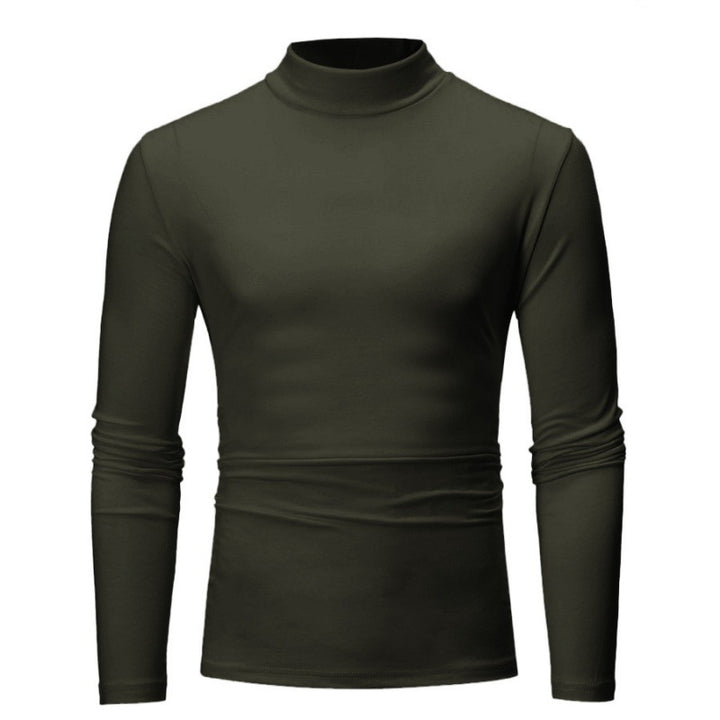 Men's long sleeve turtleneck with a fitted cut and breathable stretch quality Lune London