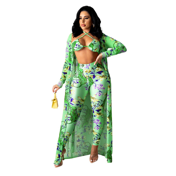 Ladies floral pattern two-piece Lune London