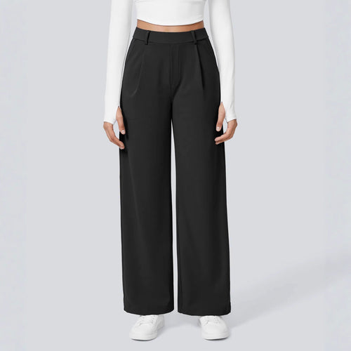 Pantalons palazzo amples pour les femmes avec des plis élégants Chic & Stil