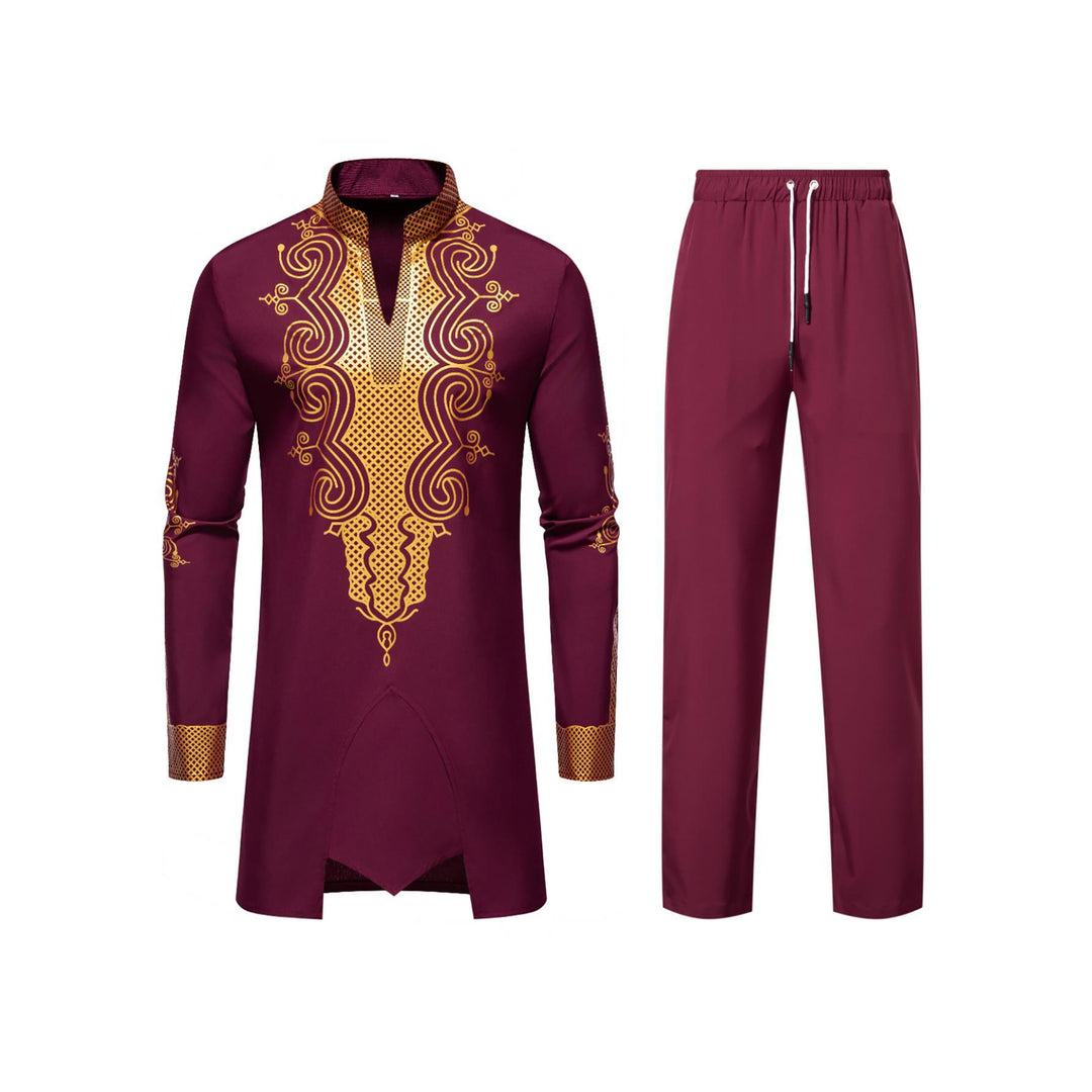 Men's traditional outfit with an elaborate pattern Lune London