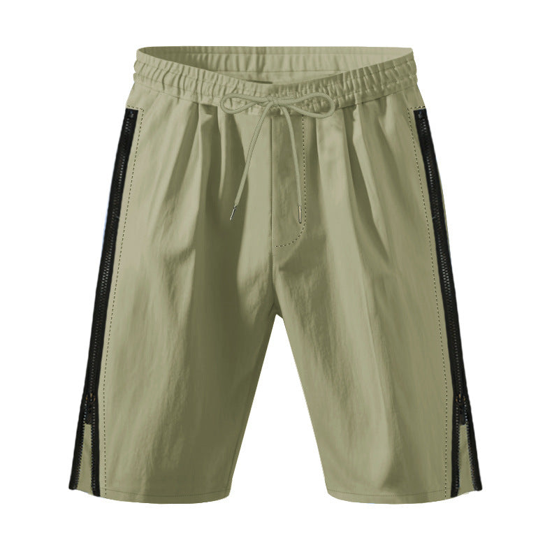 Shorts cargo sportives pour hommes avec taille ajustable et poches zippées pratiques Lune London