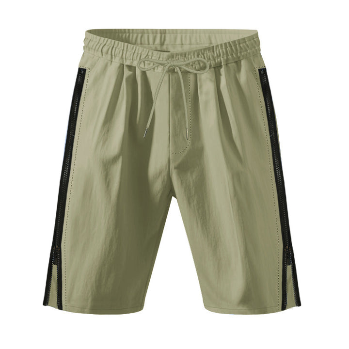 Shorts cargo sportives pour hommes avec taille ajustable et poches zippées pratiques Lune London