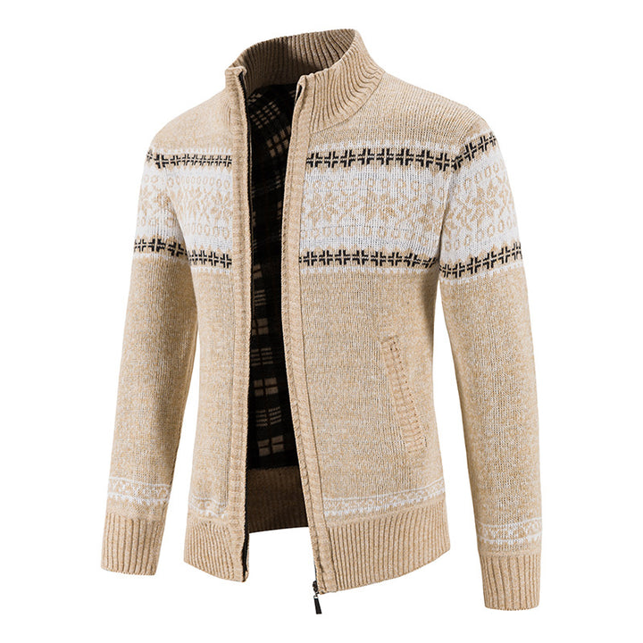 Men's knitted jacket with innovative design Lune London
