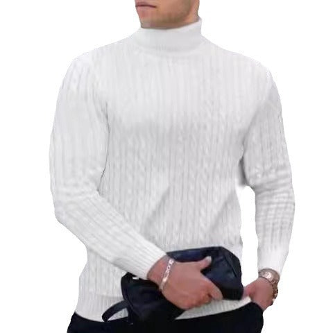Men's turtleneck sweater in comfortable knit Lune London