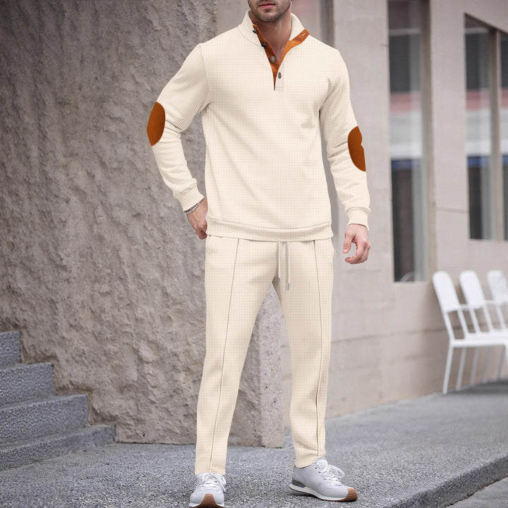 Men's sports suit with a modern cut and stylish contrasting details Lune London