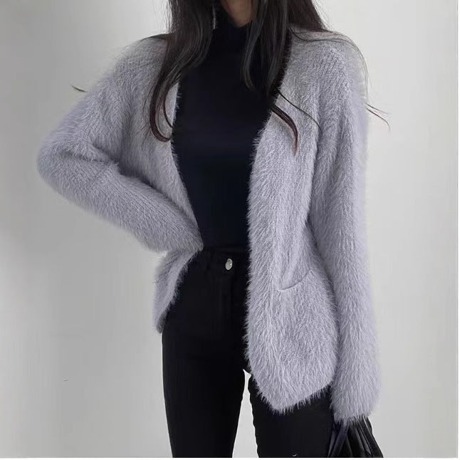 Women's open-cardi with innovative pockets Lune London