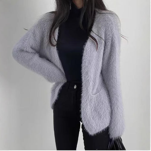 Women's open-cardi with innovative pockets Lune London