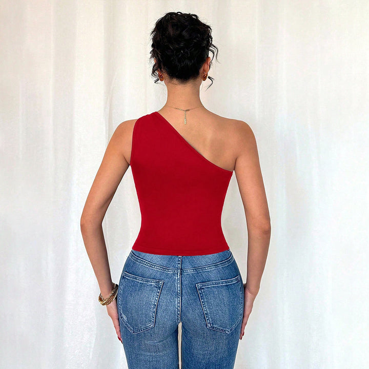 Asymmetrical women's body with decorative knot Chic & Stil