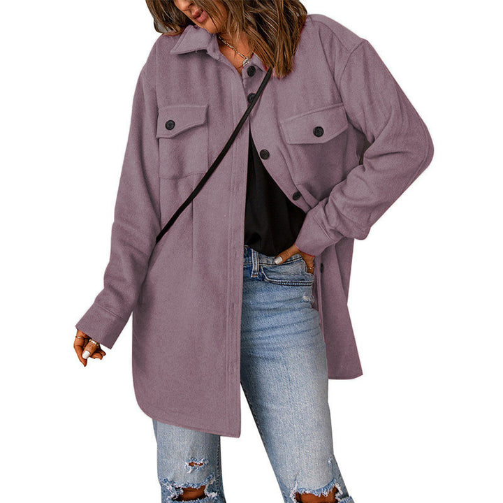 Oversized utility shirt jacket for women Lune London