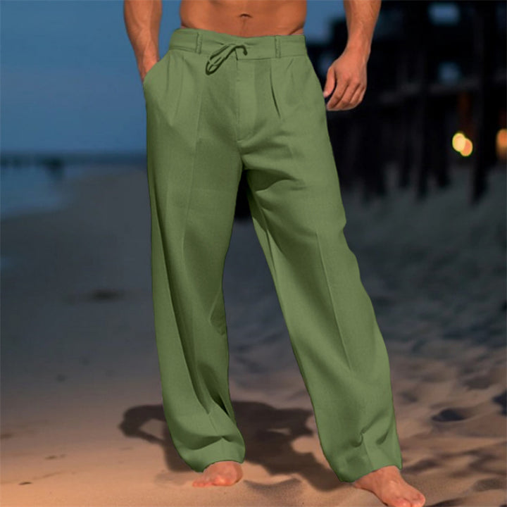 Elegant leisure pants for men with adjustable drawstring Lune London