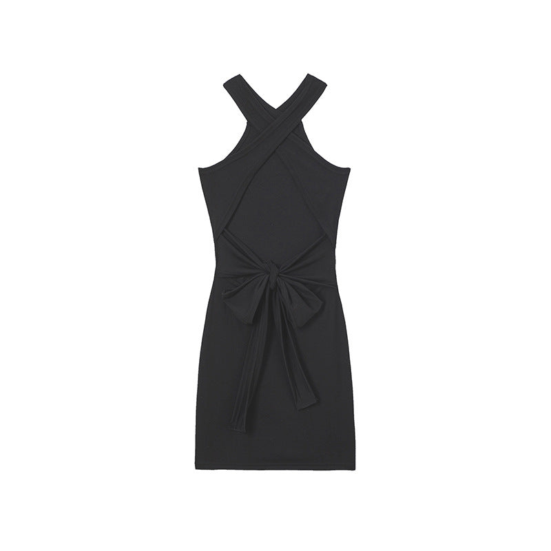 Chic and Stylish Women's Mini Halter Bodycon Dress
