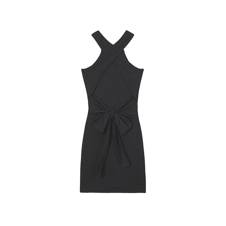 Chic and Stylish Women's Mini Halter Bodycon Dress