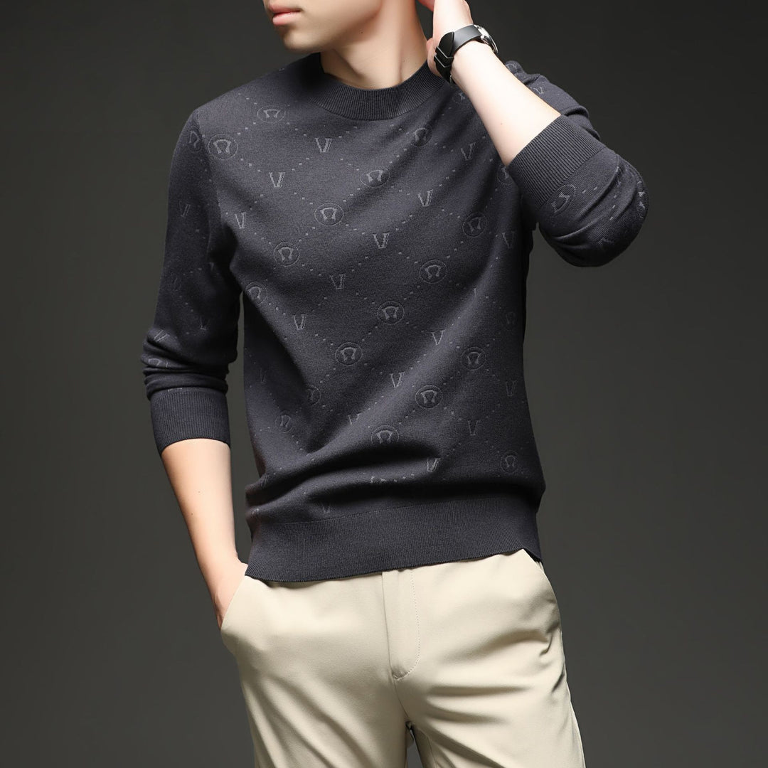 Elegant sweater for men with structured design Lune London