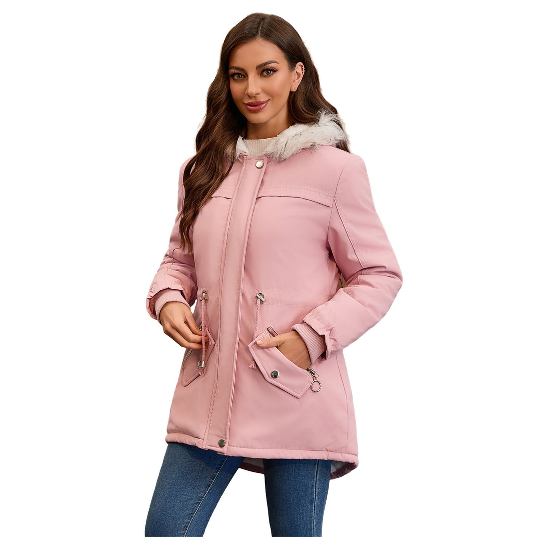Women's outdoor jacket lined with removable hood Lune London