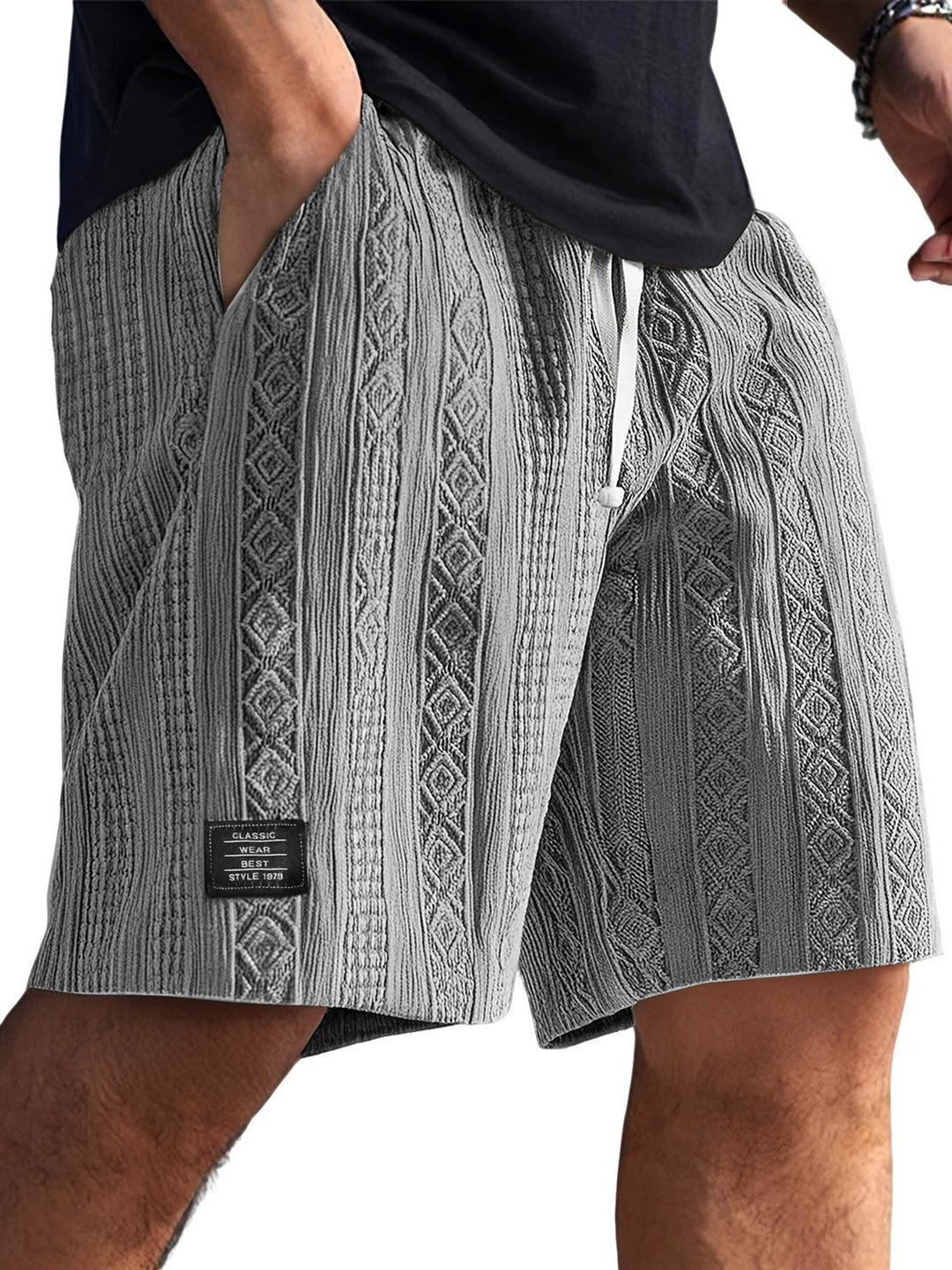 Men's Stylish Leisure Pants in Casual Knit Design Lune London