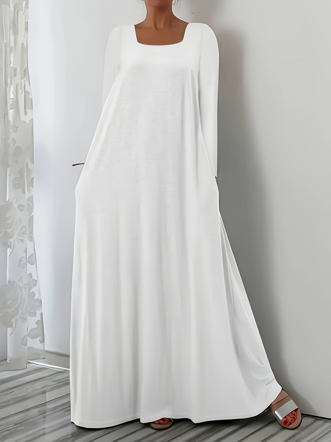 Lune London Loose Maxi Dress for Women with Practical Pockets
