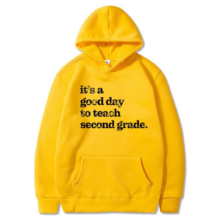 Women's hoodie with inspiring teacher quote and comfortable fit Lune London