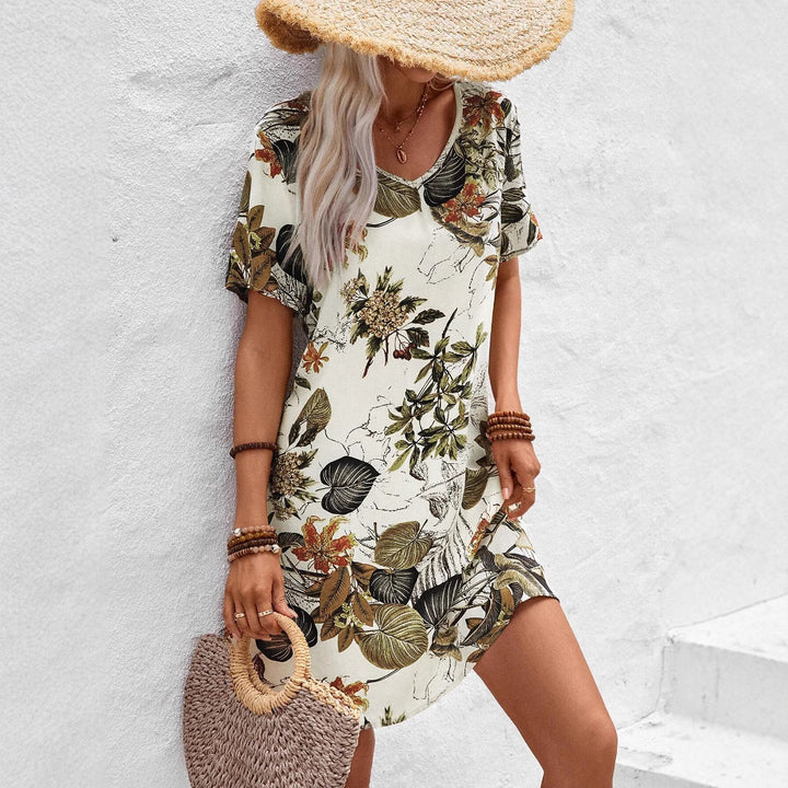 Lune London Floral Print Casual Dress for Women