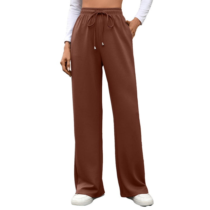 Loose cotton lounge pants for women with elastic waist Lune London