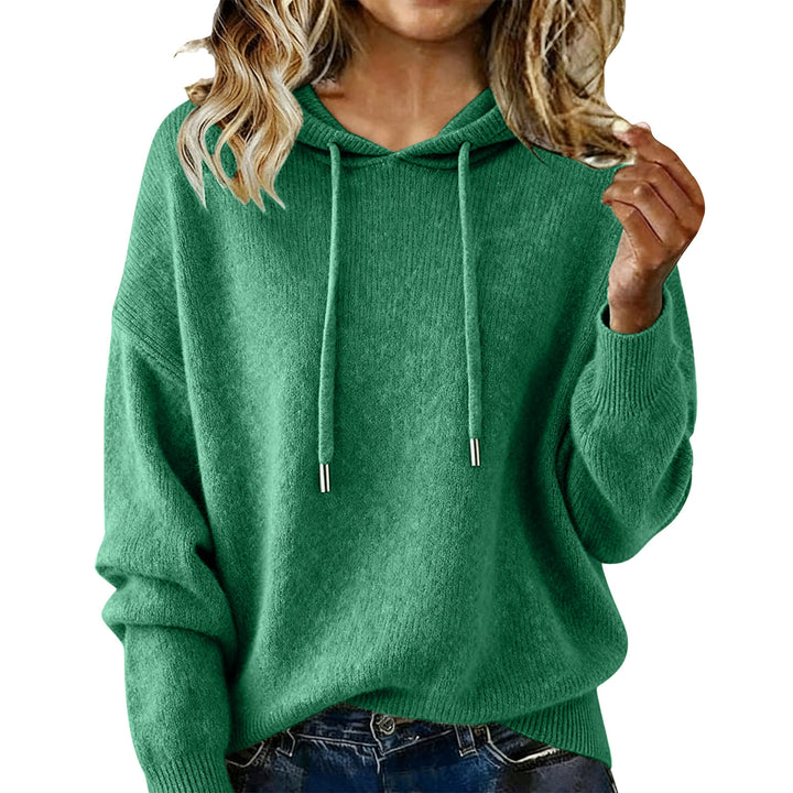 Sweat à capuche surdimensionné pour femmes avec design texturé et cordon de serrage Chic & Stil