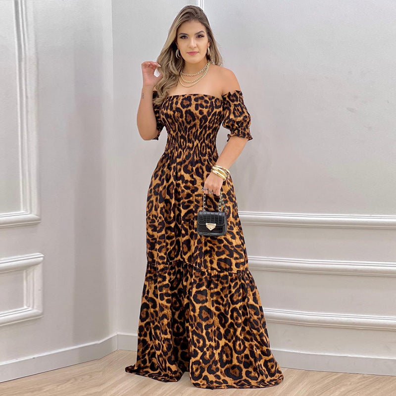 Chic & Stylish Off-Shoulder Design Maxi Dress for Women with Breezy Ruffles