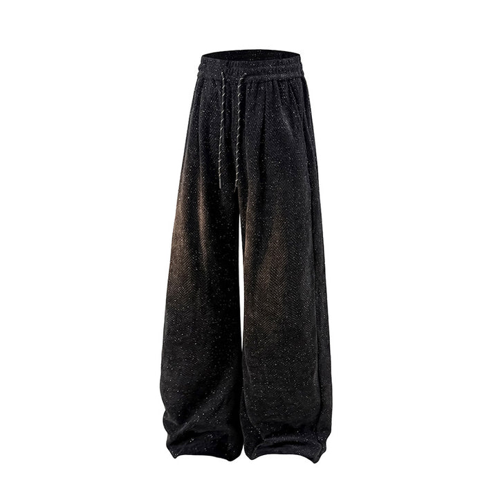 Fashion pants for women with a wide cut and elastic waistband Lune London