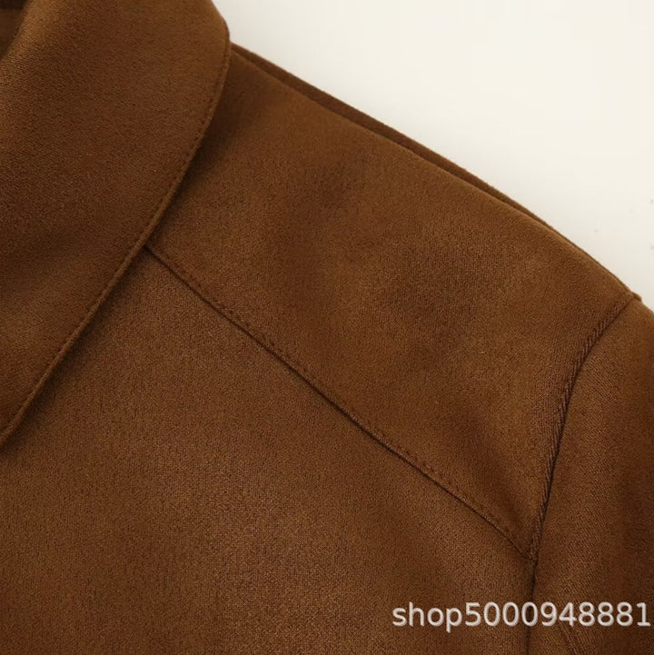 Ladies trendy biker jacket with two practical zip pockets and a stylish collar Lune London