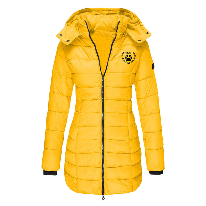 Women's transition jacket lined with removable hood Lune London