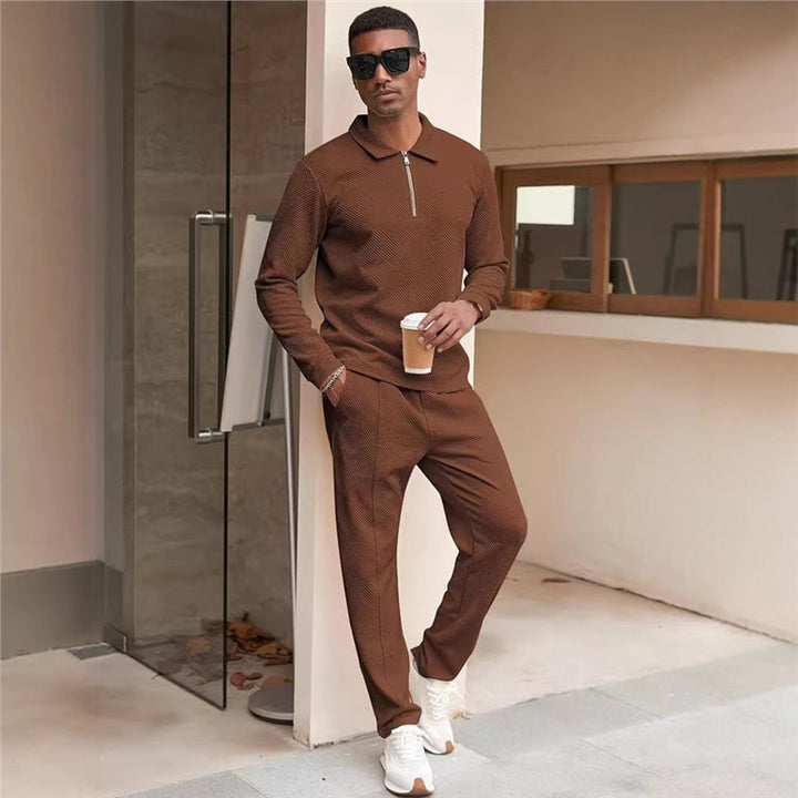 Casual sweat set for men with textured upper material Lune London