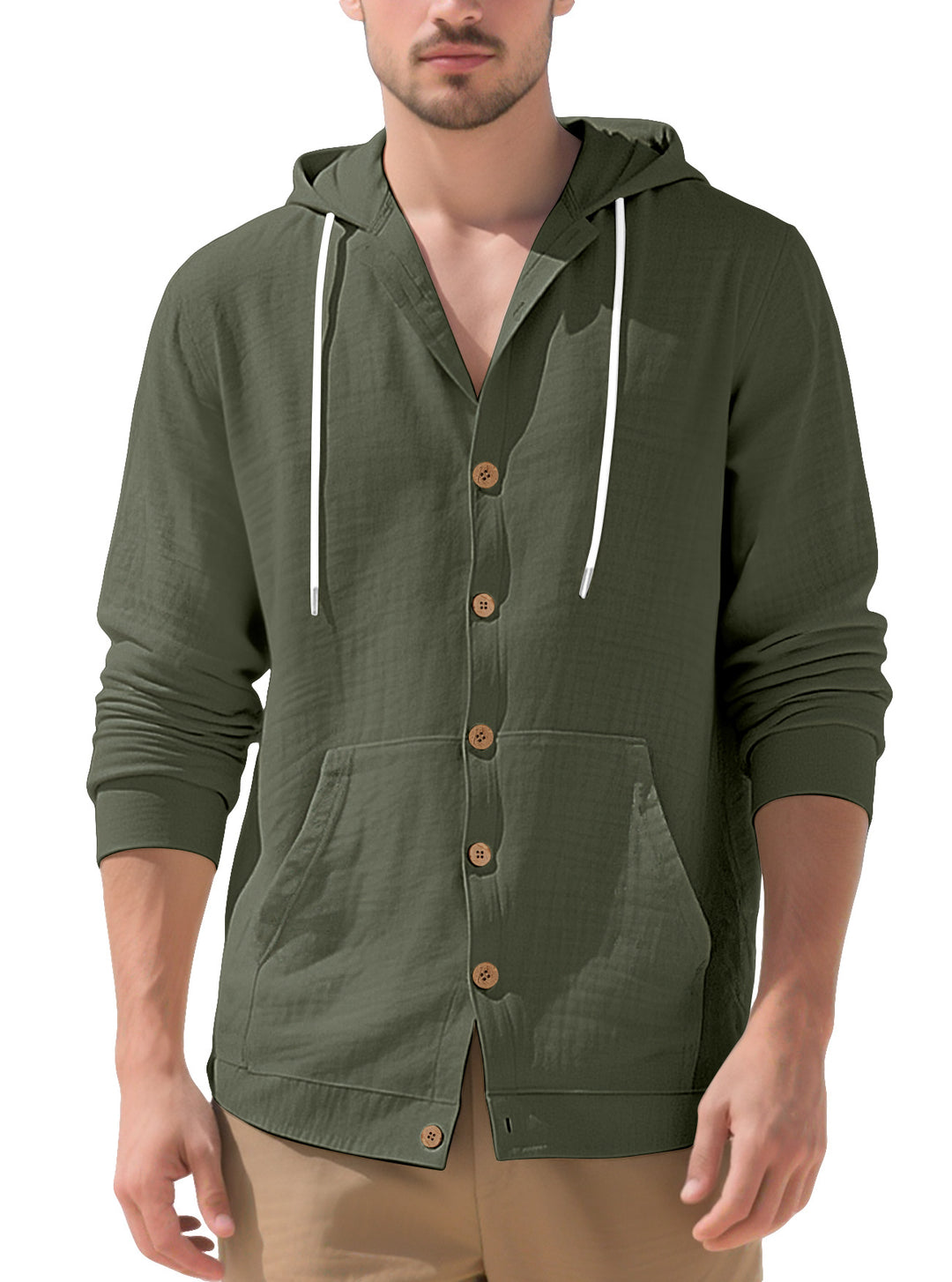 Elegant casual jacket for men with hood and practical pockets Lune London