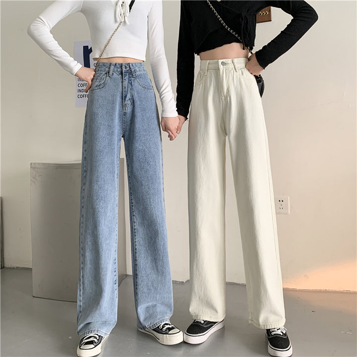 Jean large pour femmes à taille haute Chic & Stil