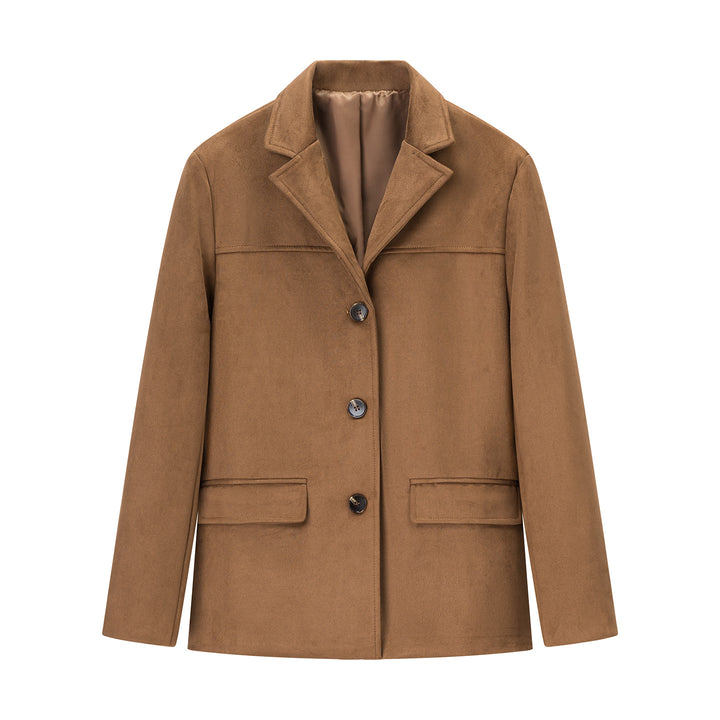Blazer féminin à la mode en matériau doux Chic & Stil