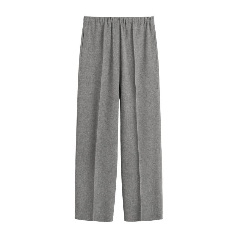 Wide-leg pants for women in high-quality material with an elastic waistband Lune London