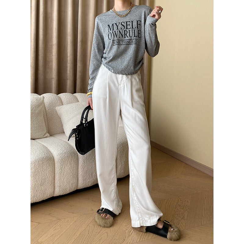 Women's Casual Long Sleeve Shirt with Eye-catching Graphic Print Chic & Stil