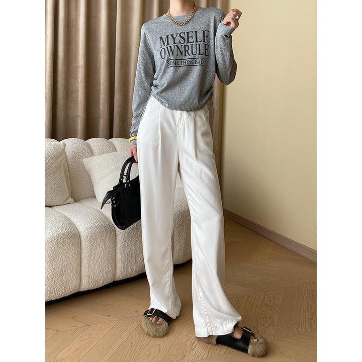Women's Casual Long Sleeve Shirt with Eye-catching Graphic Print Chic & Stil