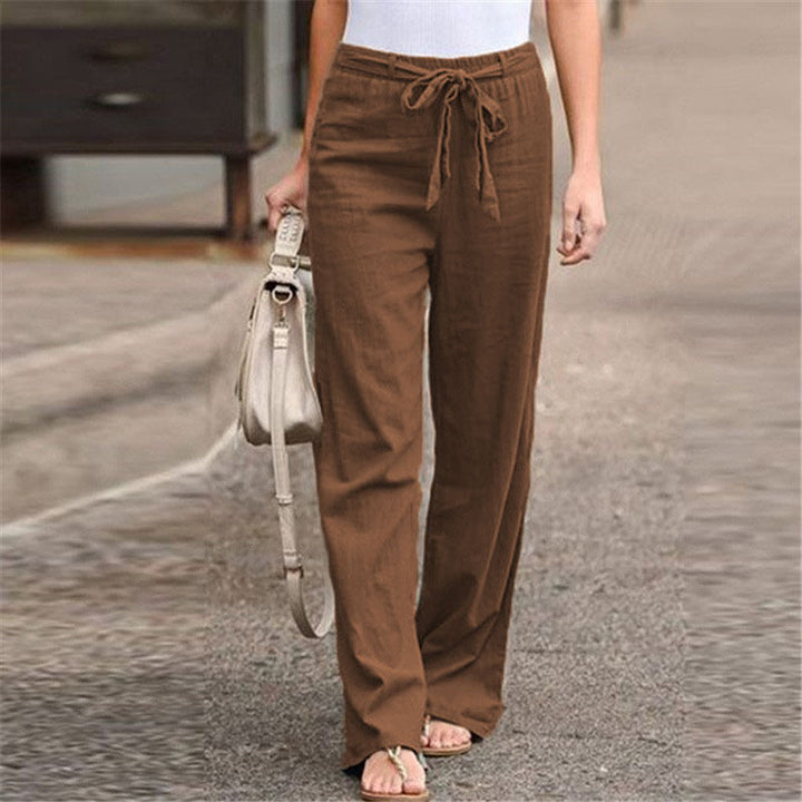 Women Lightweight Casual Summer Pants Lune London