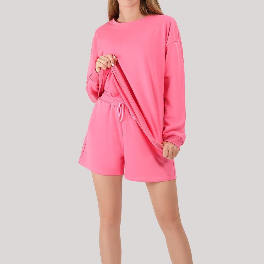 Ladies Chic and Stylish Casual Set with Short and Long Sleeves