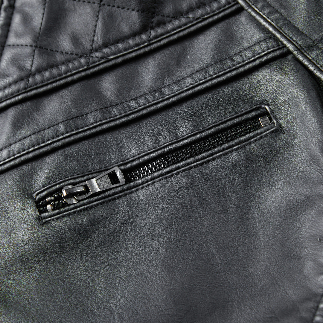 Lune London Faux Leather Jacket for Men