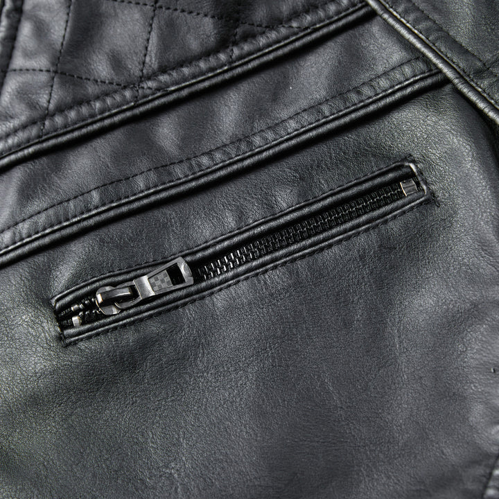 Lune London Faux Leather Jacket for Men